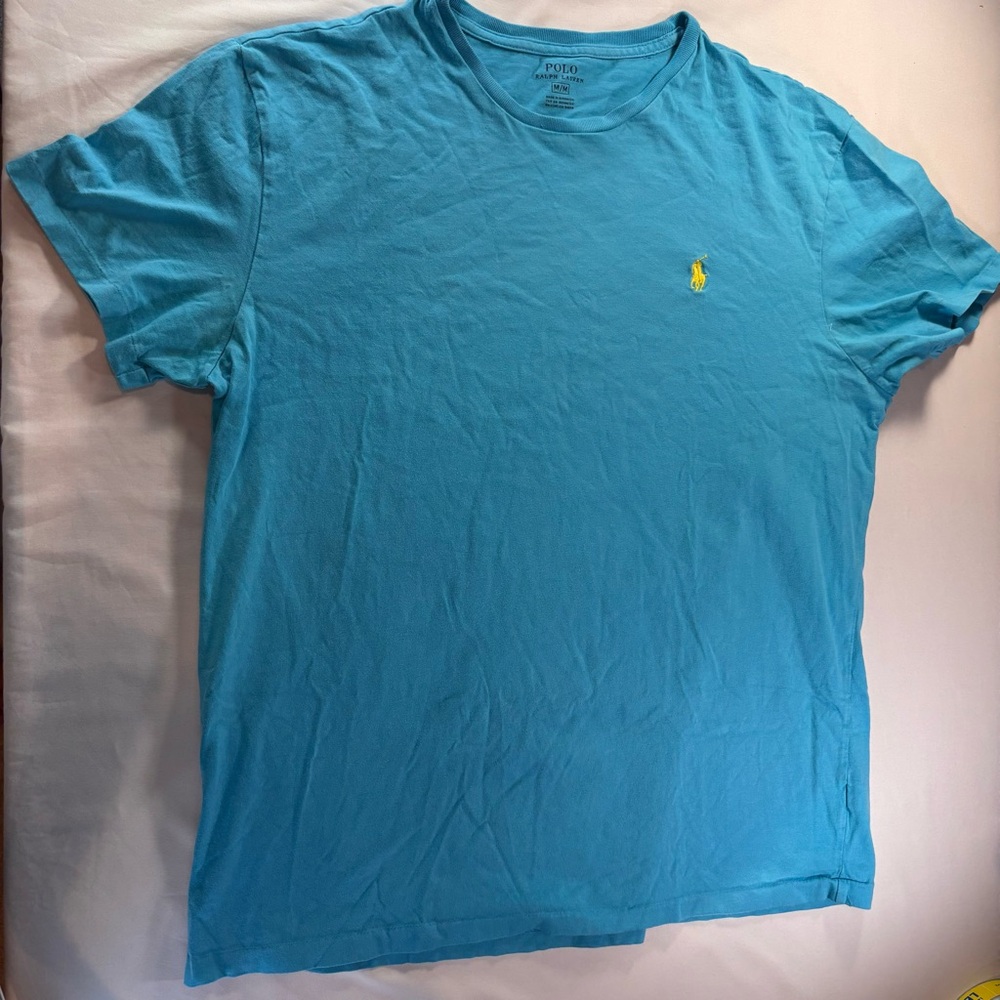 Polo by Ralph Lauren Men's M Aqua Tee